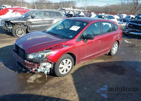 2015 Subaru Impreza 2.0I из США, поврежденный, VIN JF1GPAA67FG312986